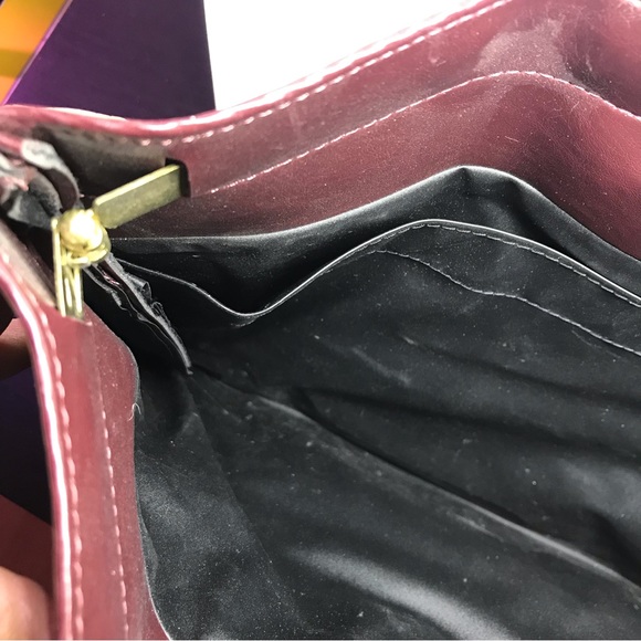 Vintage Burgundy Leather Document Case With Handles 11 X 17 in - Picture 13 of 16